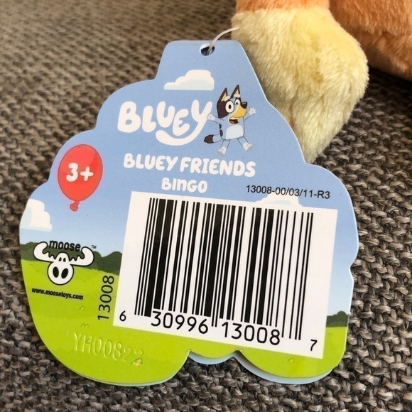 MOOSE Bluey Friends Bingo Small Plush Boy Girl Toddler Toy - Picture 4 of 9